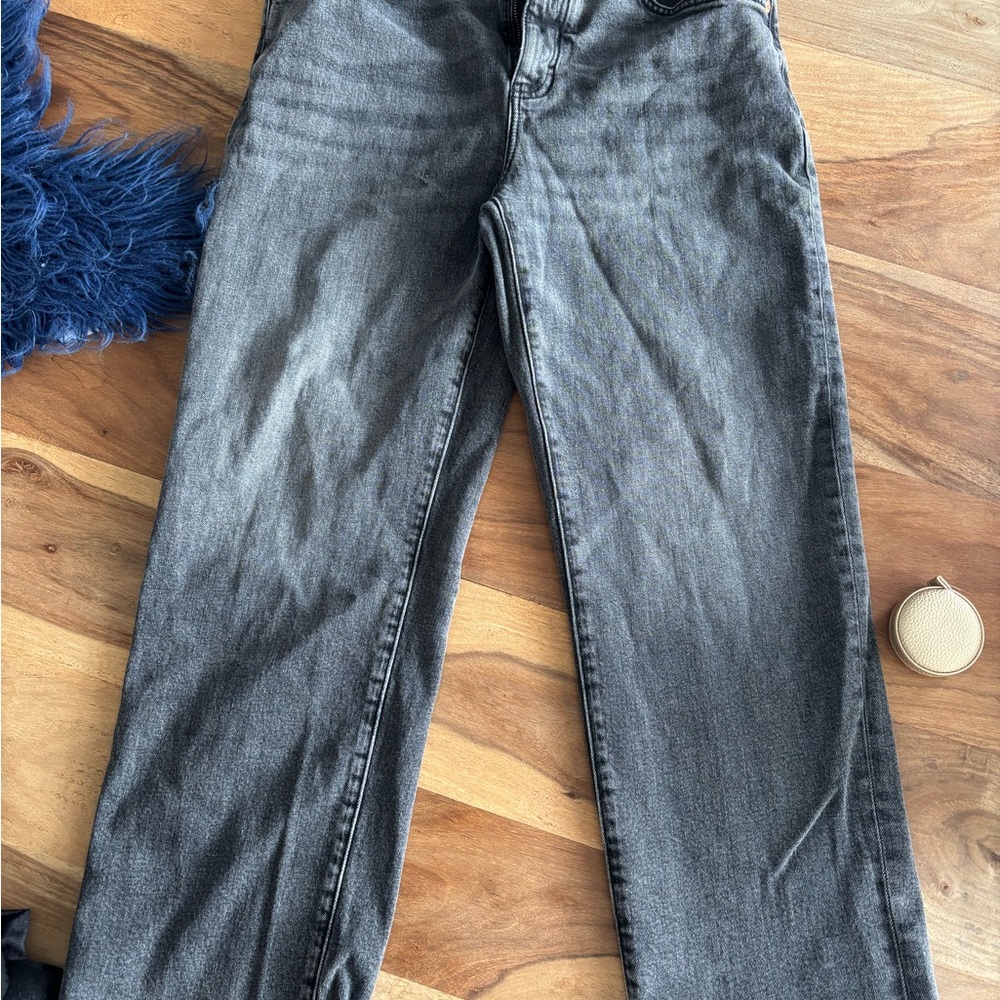 Denver Hayes Charcoal Straight Jeans